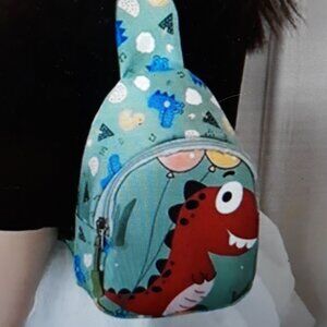 Dinosaur Backpack Green Zoo for Kids Small Preschooler Baby Shoulder Strap NEW
